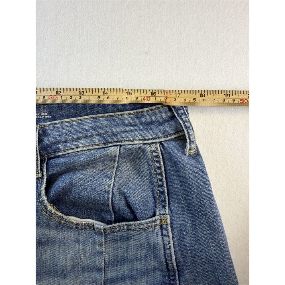 Pilcro by Anthropologie The Kenna High-Rise Heritage Barrel Jeans 32 Denim - Picture 8 of 11